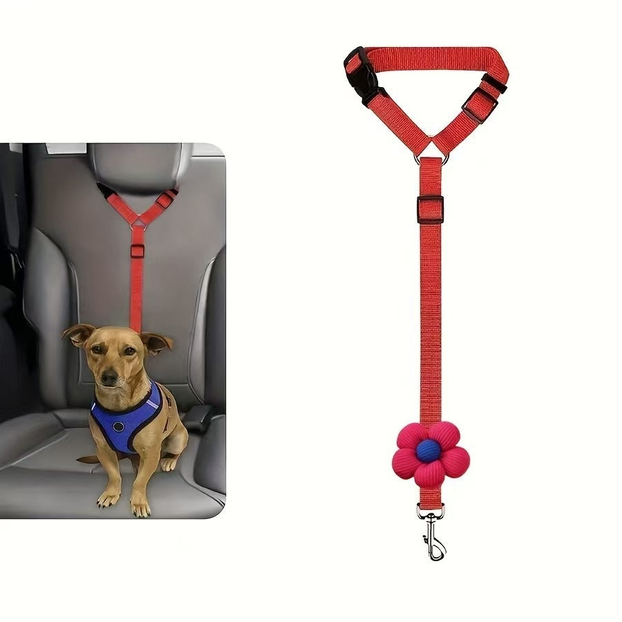 Stretchable band with flower attachment rope