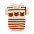 Camisola de Gola Alta com Ursinhos para Cães e Gatos