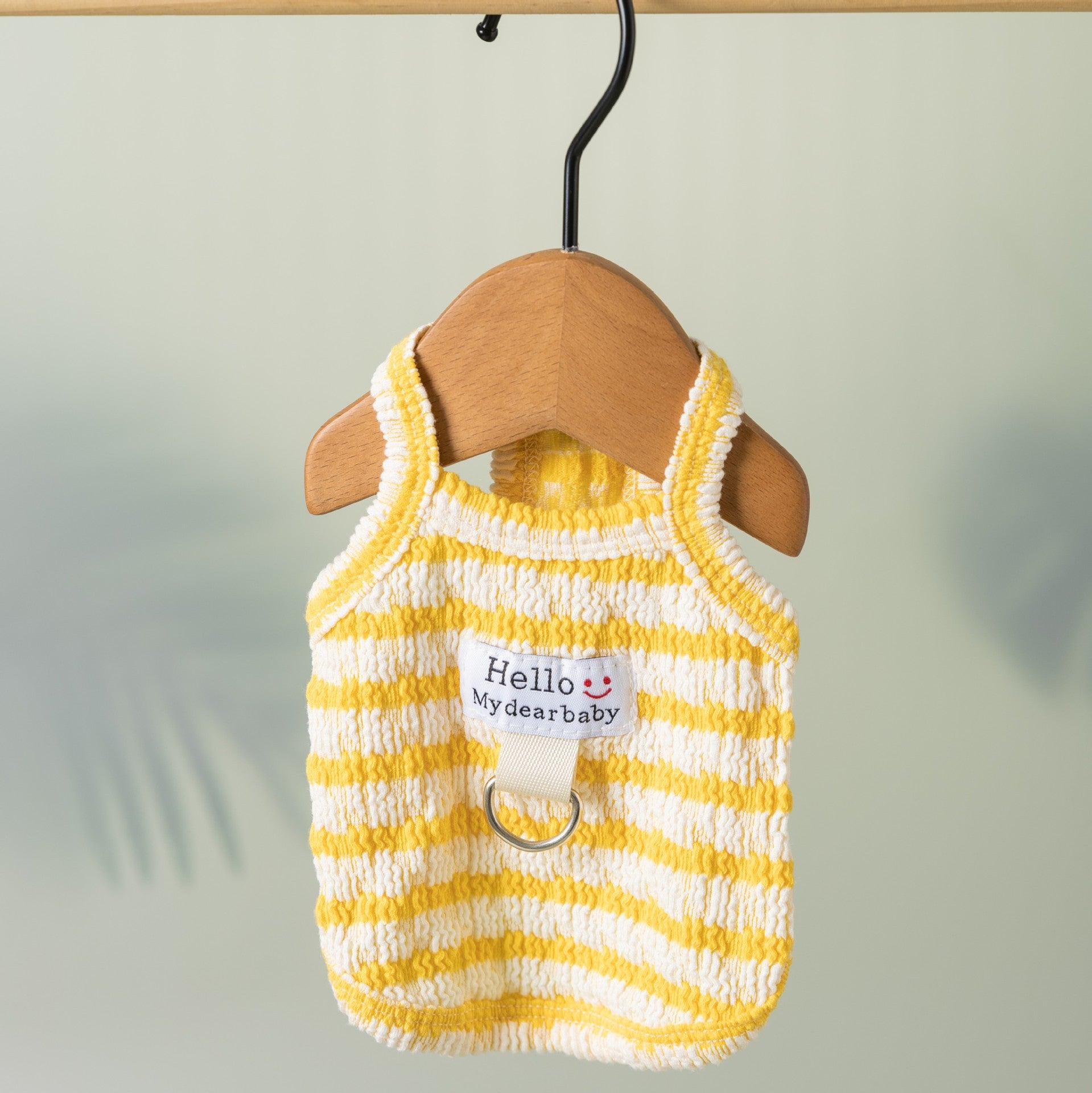 Dog Striped Polo Shirt Casual Wear