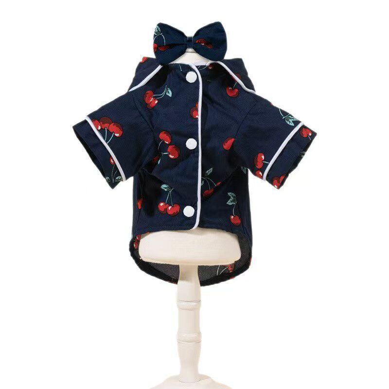 Pet Pajamas with Head Flower