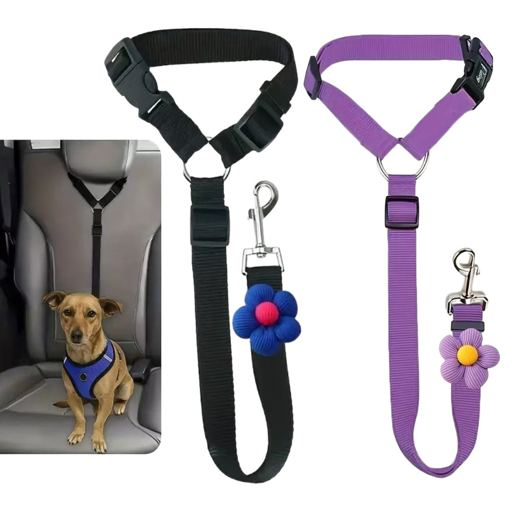 Stretchable band with flower attachment rope