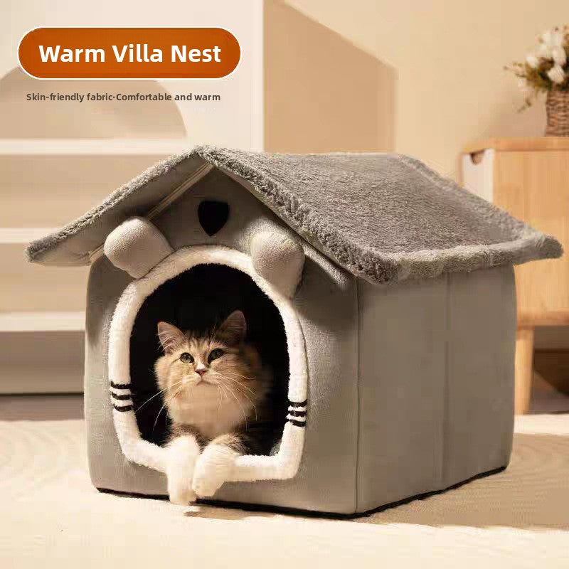 House-Shaped Pet Bed