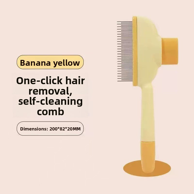 Pet Detangling and Hair Removal Comb for Long-Haired Animals
