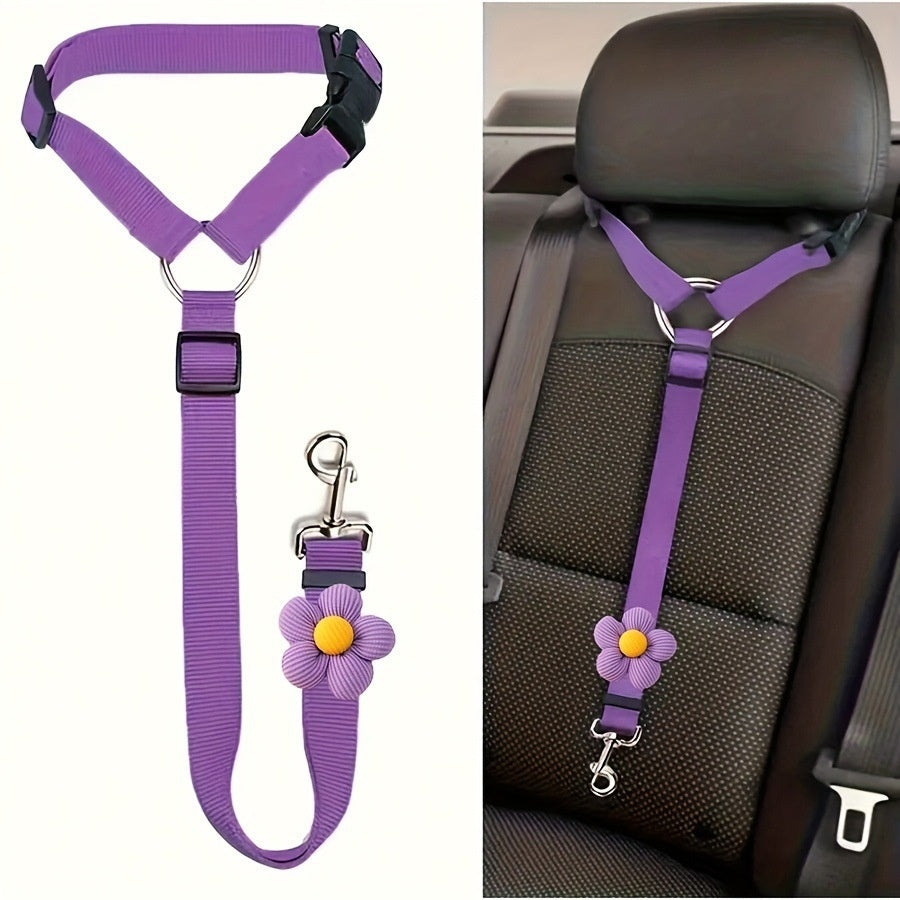 Stretchable band with flower attachment rope
