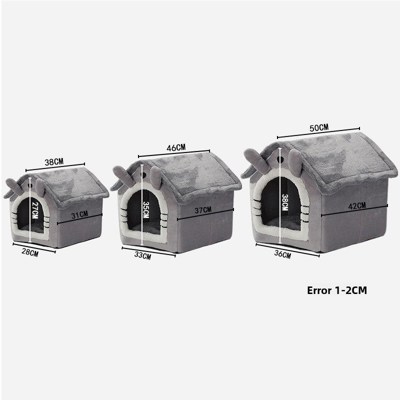 House-Shaped Pet Bed