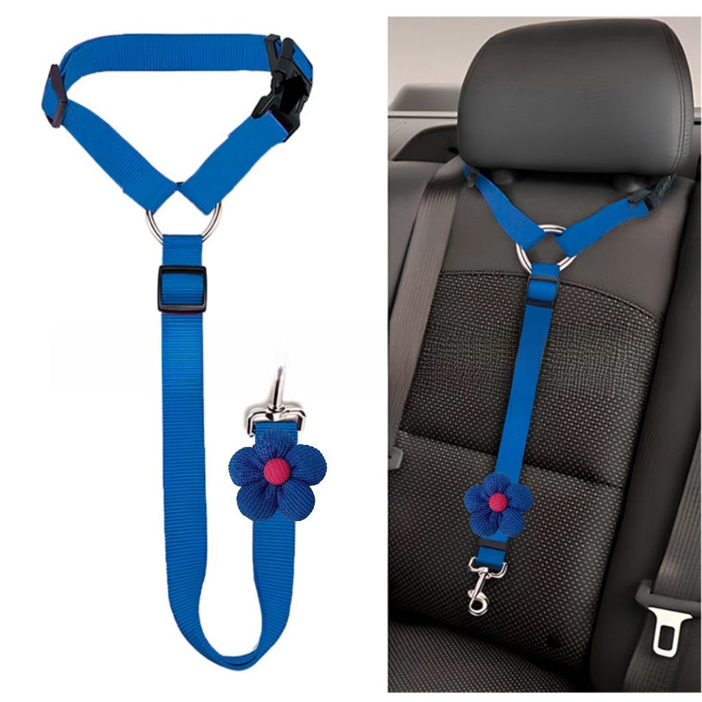 Stretchable band with flower attachment rope