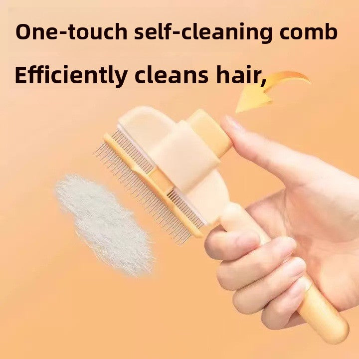 Pet Detangling and Hair Removal Comb for Long-Haired Animals