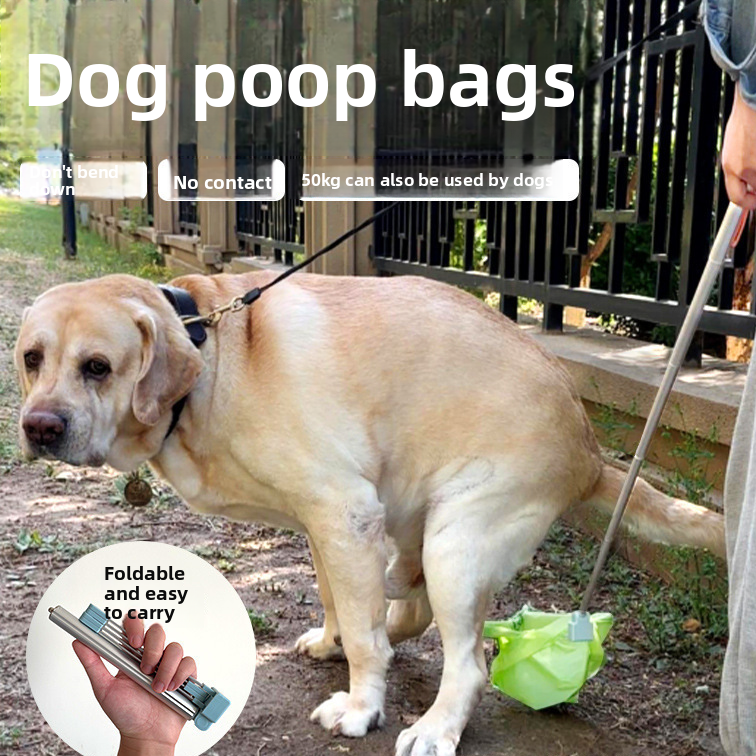 Portable Dog Waste Collector with Scented Bags