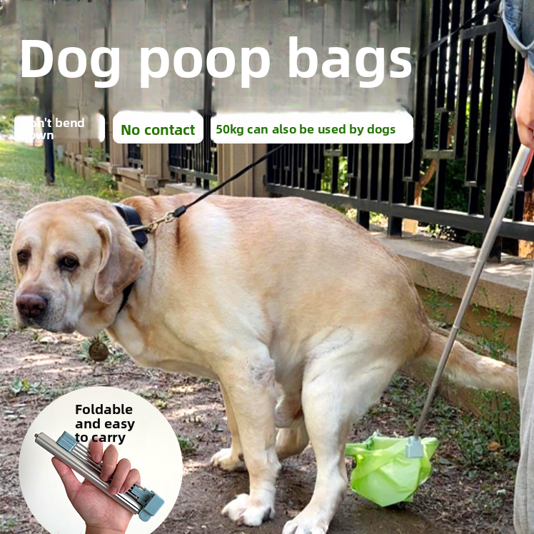 Portable Dog Waste Collector with Scented Bags