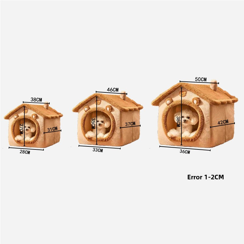 House-Shaped Pet Bed
