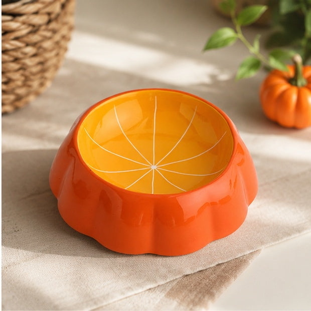Taça de Cerâmica em Formato de Fruta para Cães e Gatos